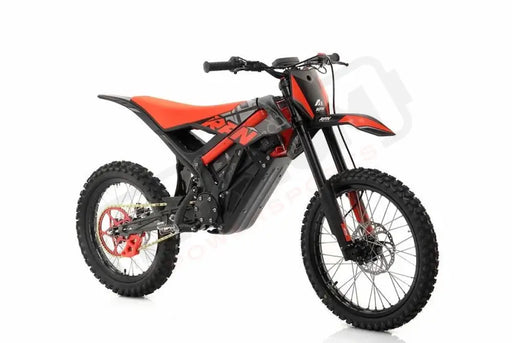 RFN Ares Rally Pro 74V35AH Electric Dirt Bike Black/Red - Lithium Powersports
