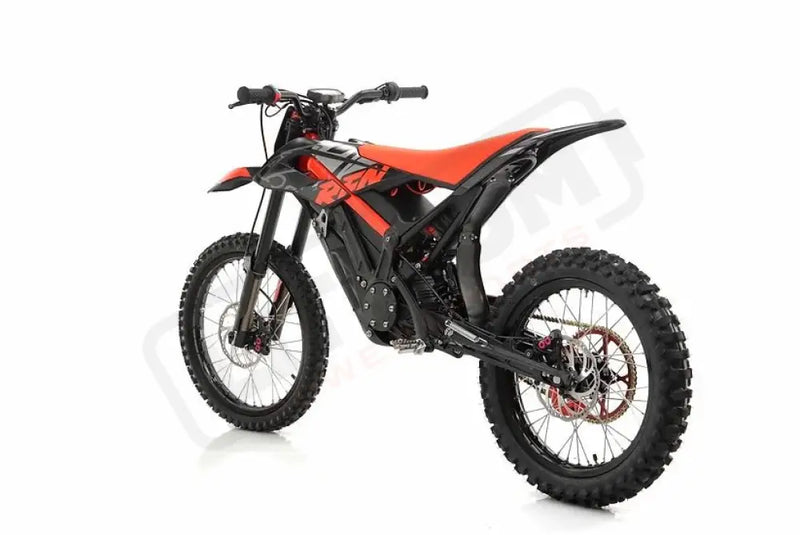 RFN Ares Rally Pro 74V35AH Electric Dirt Bike Black/Red - Lithium Powersports
