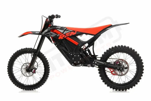RFN Ares Rally Pro 74V35AH Electric Dirt Bike Black/Red - Lithium Powersports
