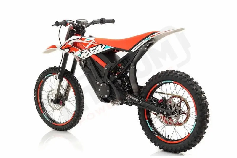 RFN Ares Rally Pro 74V35AH Electric Dirt Bike White/Red - Lithium Powersports