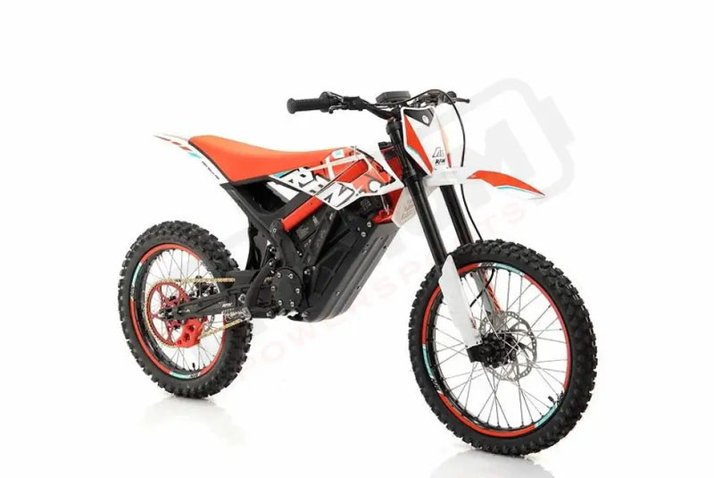 RFN Ares Rally Pro 74V35AH Electric Dirt Bike White/Red - Lithium Powersports
