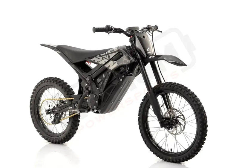 RFN Ares Rally Pro 74V43AH Electric Dirt Bike Black - Lithium Powersports