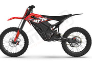 RFN Ares Rally Pro 74V43AH Electric Dirt Bike Black - Lithium Powersports