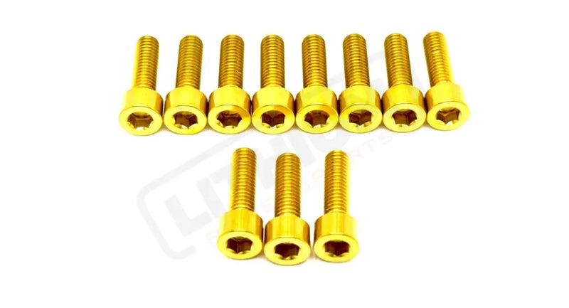 RST Fork Titanium Bolt Kit - Gold - Titanium Bolts