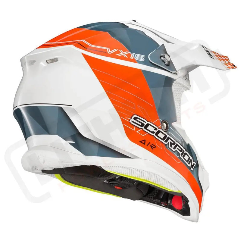 Scorpion VX-16 Off Road Helmet Prism Graphic Orange - Lithium Powersports
