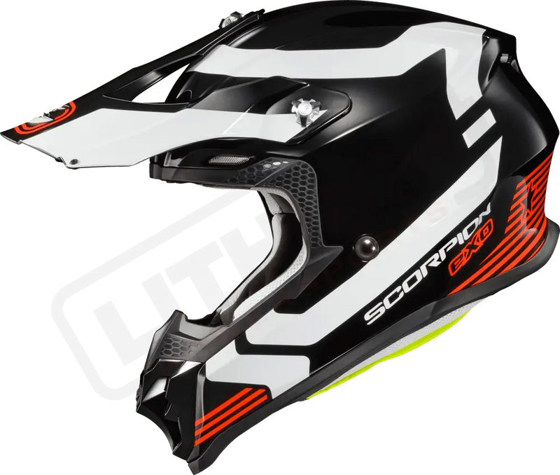 Scorpion VX-16 Off Road Helmet Prism Graphic Red - Lithium Powersports