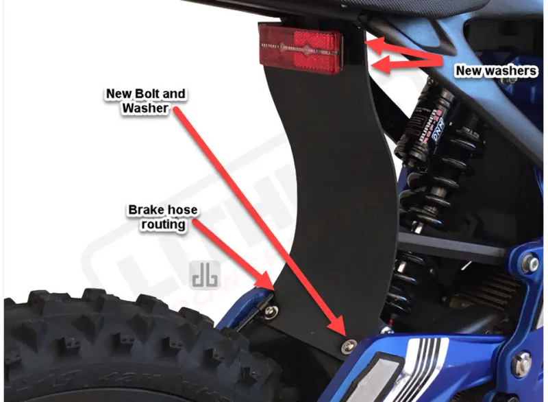 Shock Protector Mud Guard Standard | Surron LBX - Standard - Guard