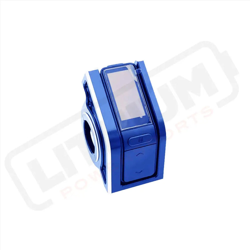 Speedo Display Protector Guard | Aluminum | Talaria Sting | EggRider | EBMX X-9000 - Blue - Protector