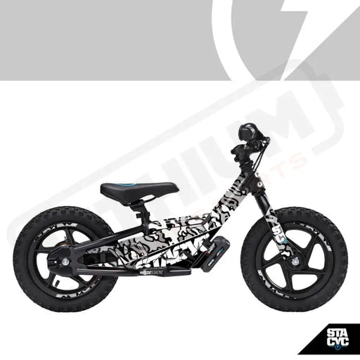 Stacyc 12" or 16" GRAPHICS KIT, BRUSHED CAMO WHT - Lithium Powersports