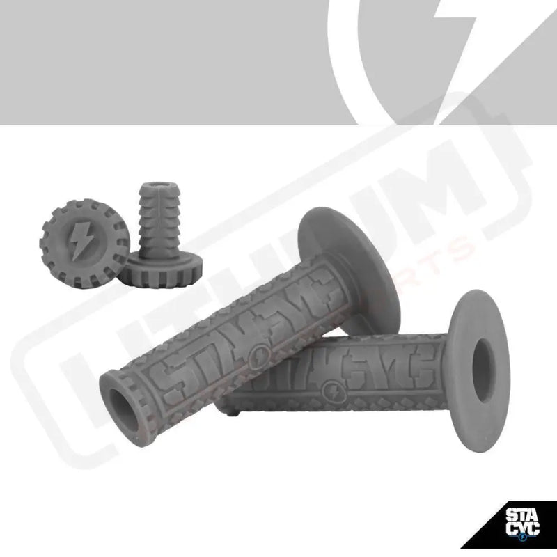 Stacyc 12" or 16" GRIPS 19mm - GRAY - Lithium Powersports
