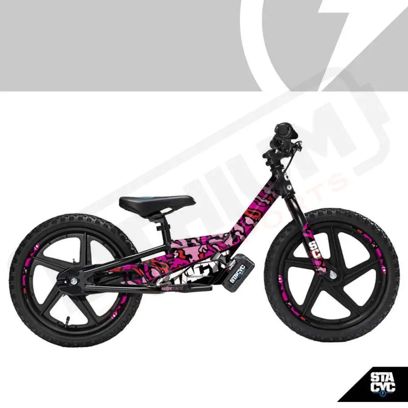 Stacyc 16" GRAPHICS KIT, BL16 CAMO PNK - Lithium Powersports