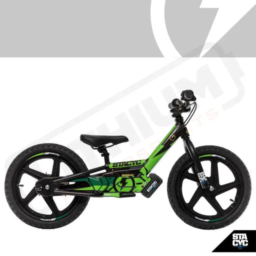 Stacyc 16" GRAPHICS KIT - ELECTRIFY 2.0 GREEN - Lithium Powersports