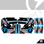 Stacyc 18" or 20" GRAPHICS KIT, 18e/20eDRIVE DARE BLK - Lithium Powersports