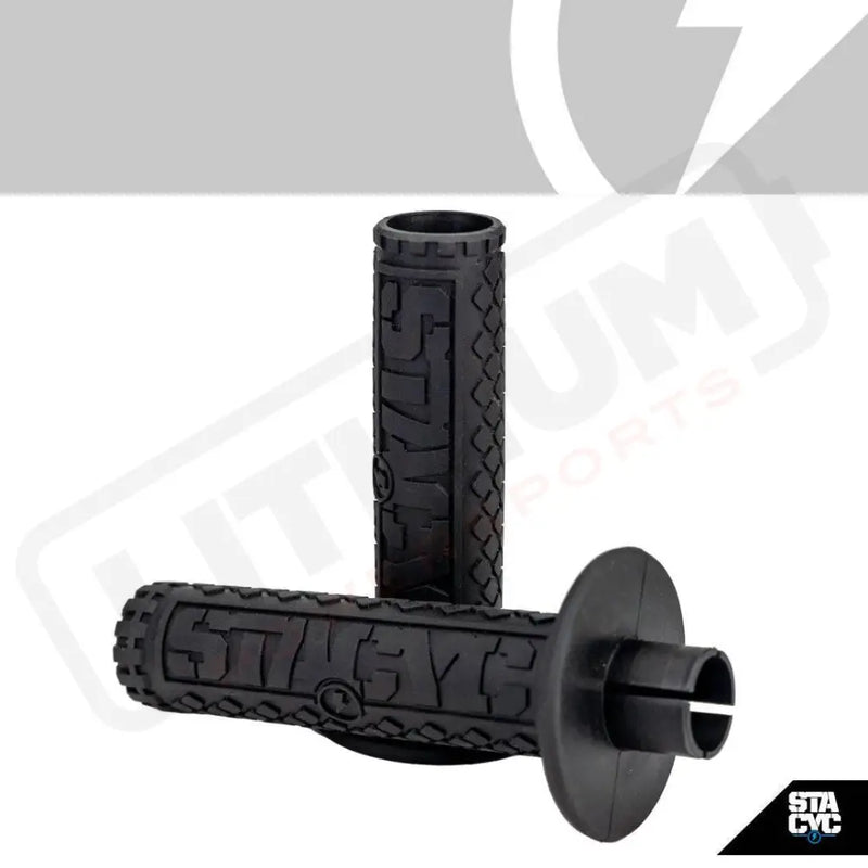 Stacyc 18" or 20" GRIPS - BLACK - Lithium Powersports