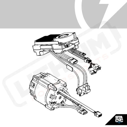 Stacyc 18" REPLACEMENT ESC AND MOTOR COMBO - 18EDRIVE, 36V - Lithium Powersports