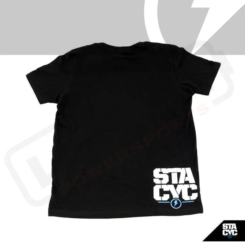 Stacyc Kids Bolt Logo Tee - BLACK - Lithium Powersports