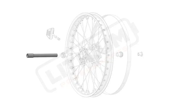 Stark Varg MX/EX/SM OEM Front Wheel Shaft - Wheels & Tires