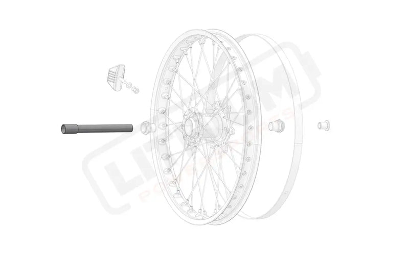 Stark Varg MX/EX/SM OEM Front Wheel Shaft - Wheels & Tires