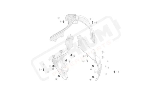 Stark Varg OEM Black spacer for carbon fiber screw eParts