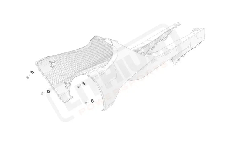 Stark Varg OEM Black spacer for carbon fiber screw eParts