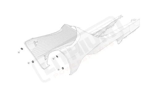 Stark Varg OEM Black spacer for carbon fiber screw eParts