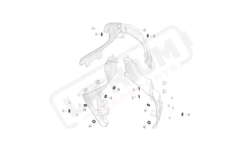 Stark Varg OEM Black spacer for carbon fiber screw eParts