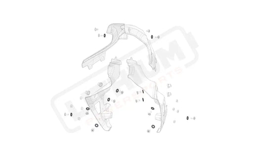 Stark Varg OEM Black spacer for carbon fiber screw eParts