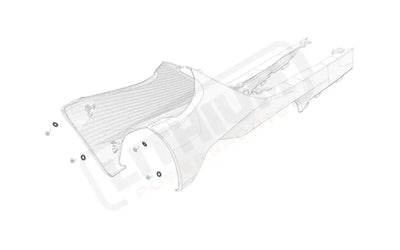 Stark Varg OEM Black spacer for front spoilers bolts