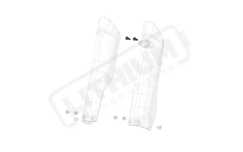 Stark Varg OEM Brake bracket screws on fork guard eParts