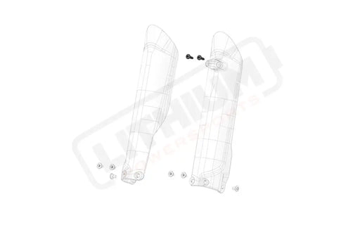 Stark Varg OEM Brake bracket screws on fork guard eParts