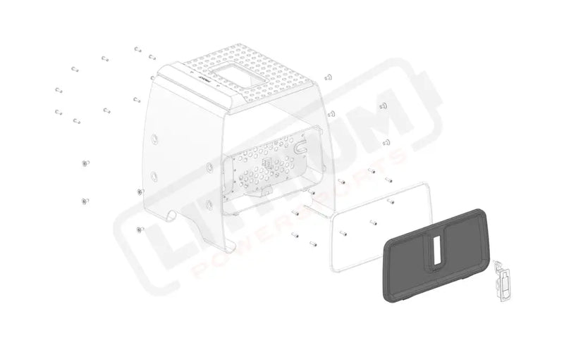 Stark Varg OEM Charger housing lid eParts