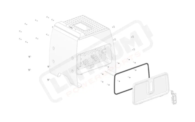 Stark Varg OEM Charger housing lid gasket eParts