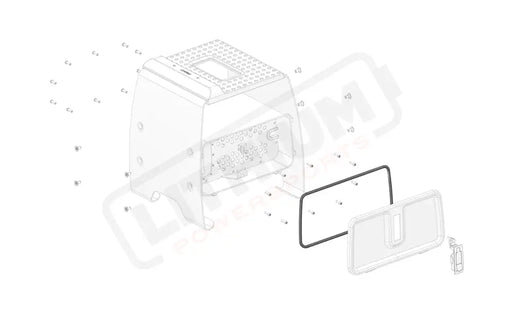 Stark Varg OEM Charger housing lid gasket eParts