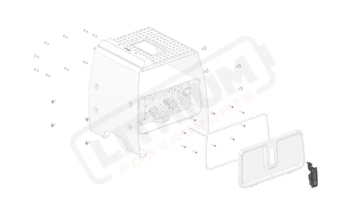 Stark Varg OEM Charger housing lid latch eParts
