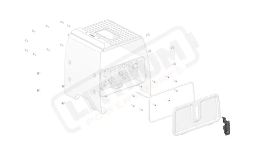 Stark Varg OEM Charger housing lid latch eParts