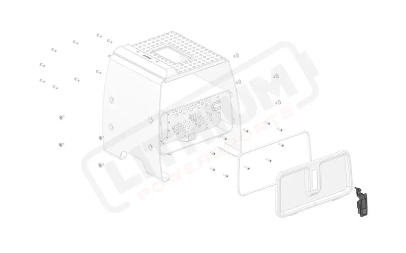 Stark Varg OEM Charger housing lid latch eParts
