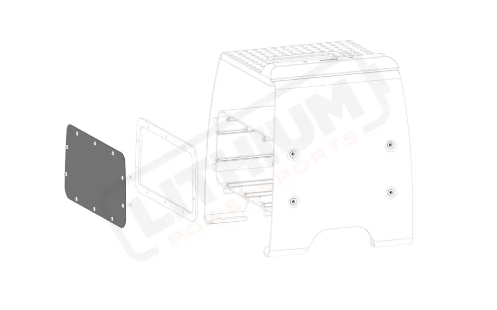 Stark Varg OEM Charger housing rear cover