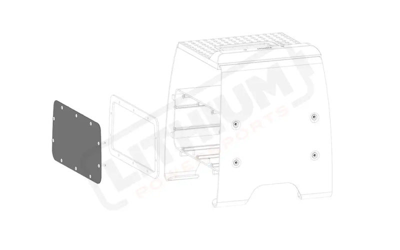Stark Varg OEM Charger housing rear cover eParts