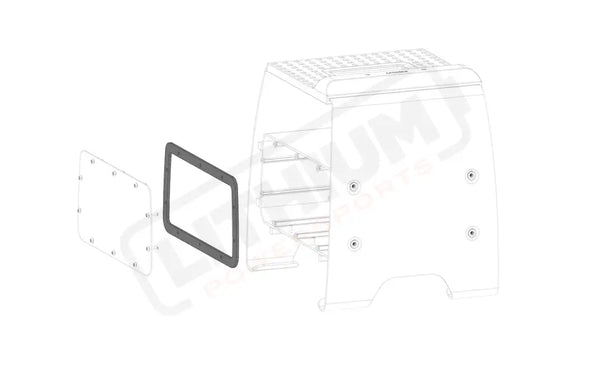 Stark Varg OEM Charger housing rear cover gasket eParts