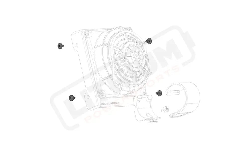 Stark Varg OEM Fan side screws