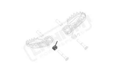 Stark Varg OEM Foot peg spring Left