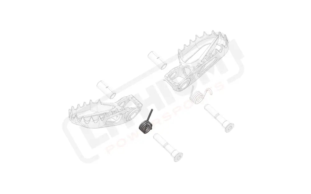 Stark Varg OEM Foot peg spring Left