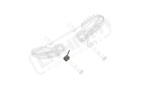 Stark Varg OEM Foot peg spring Left - Lithium Powersports