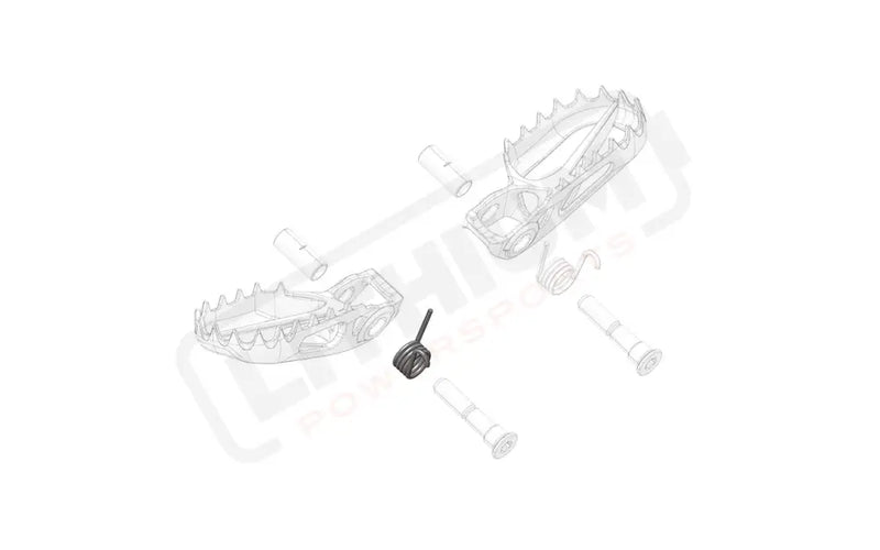 Stark Varg OEM Foot peg spring Right - Lithium Powersports