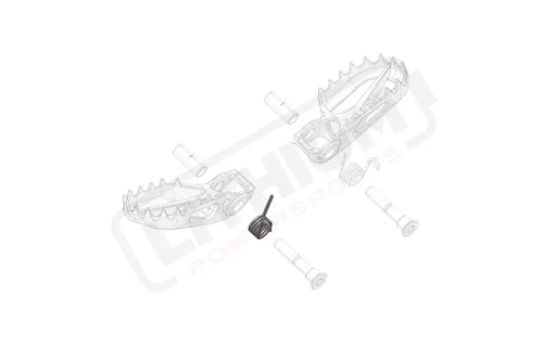 Stark Varg OEM Foot peg spring Right - Lithium Powersports