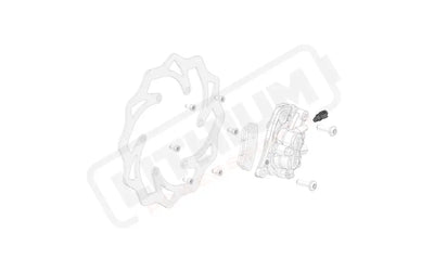 Stark Varg OEM Front Brake caliper bleeder + cover