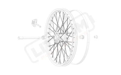 Stark Varg OEM Front wheel spokes for 21"