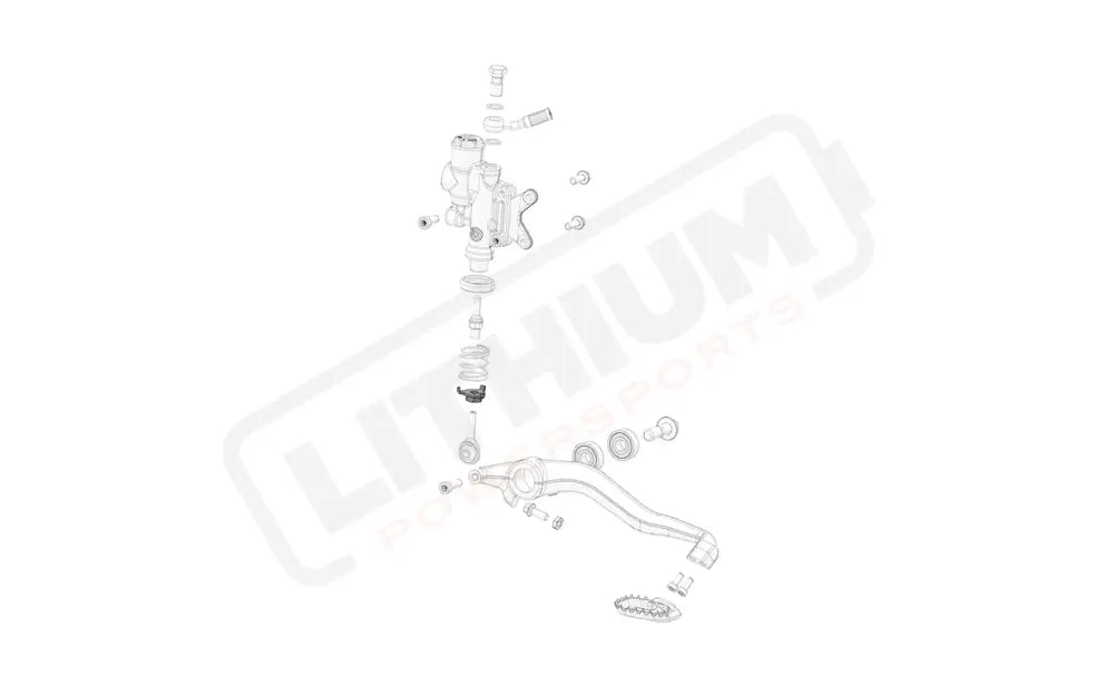 Stark Varg OEM Rear brake spring bottom housing