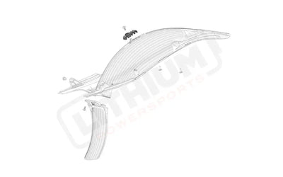 Stark Varg OEM Rear fender cable bracket