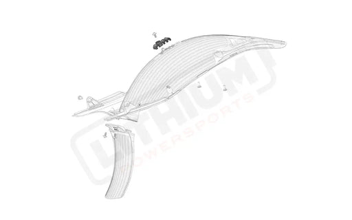 Stark Varg OEM Rear fender cable bracket eParts